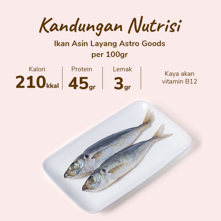 Ikan Asin Layang Astro Farm 100gram