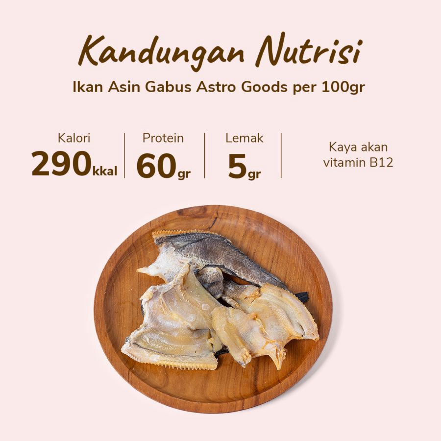 Ikan Asin Gabus Astro Farm 100gram