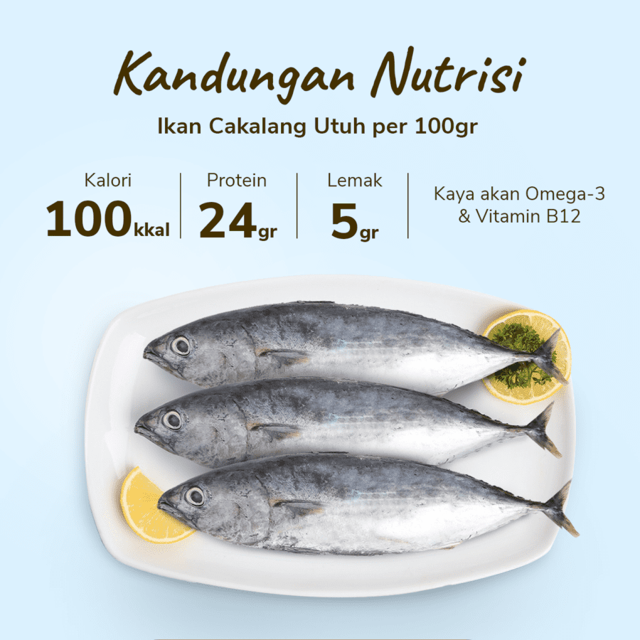 Ikan Cakalang Utuh Astro Farm 350-460gram
