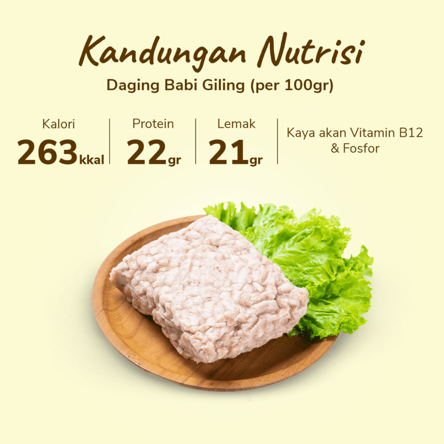 Daging Babi Giling 500gram