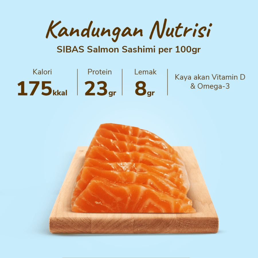 Sibas Salmon Sashimi Frozen