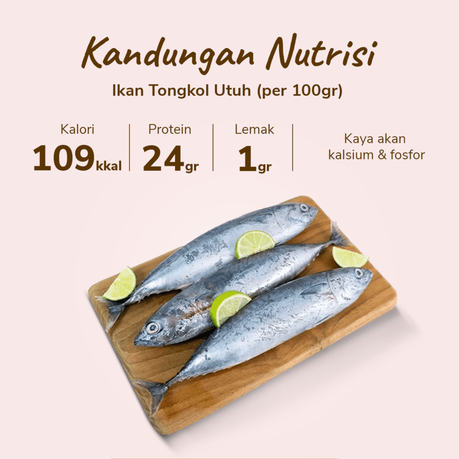 Ikan Tongkol Utuh Astro Farm 450gram