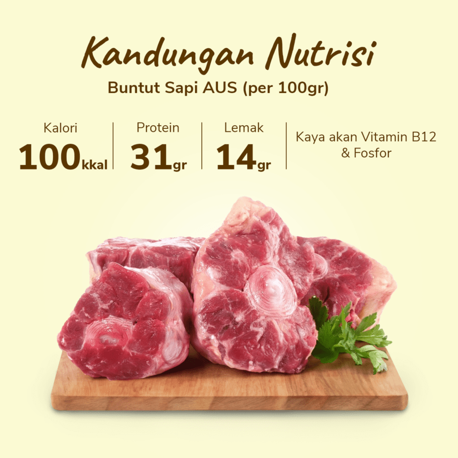 Buntut Sapi AUS Astro Farm 500gram