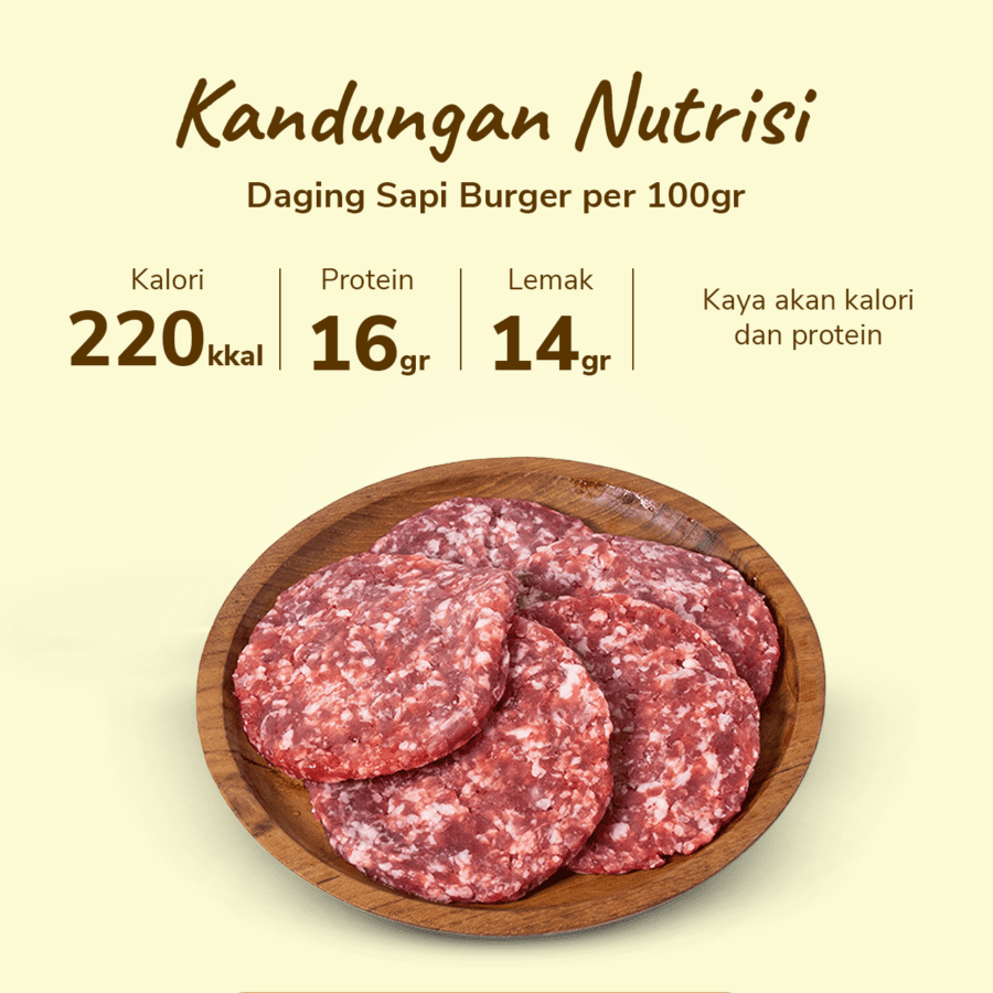 Daging Sapi Burger 5slice