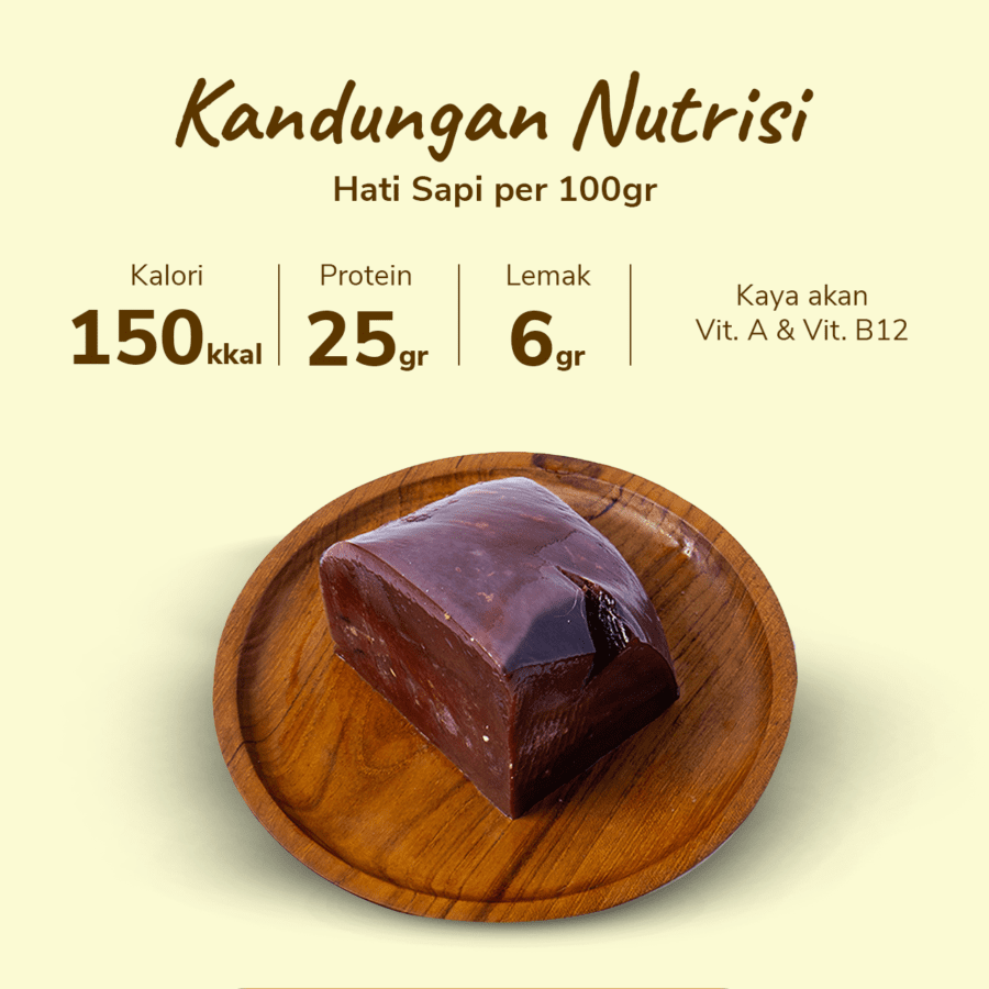 Hati Sapi Grassfed Astro Farm 500gram
