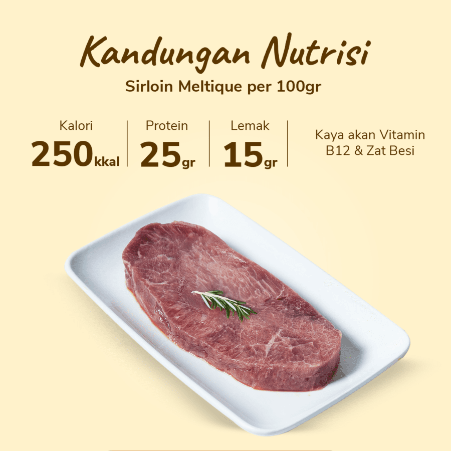 Sirloin Meltique Import 200gram