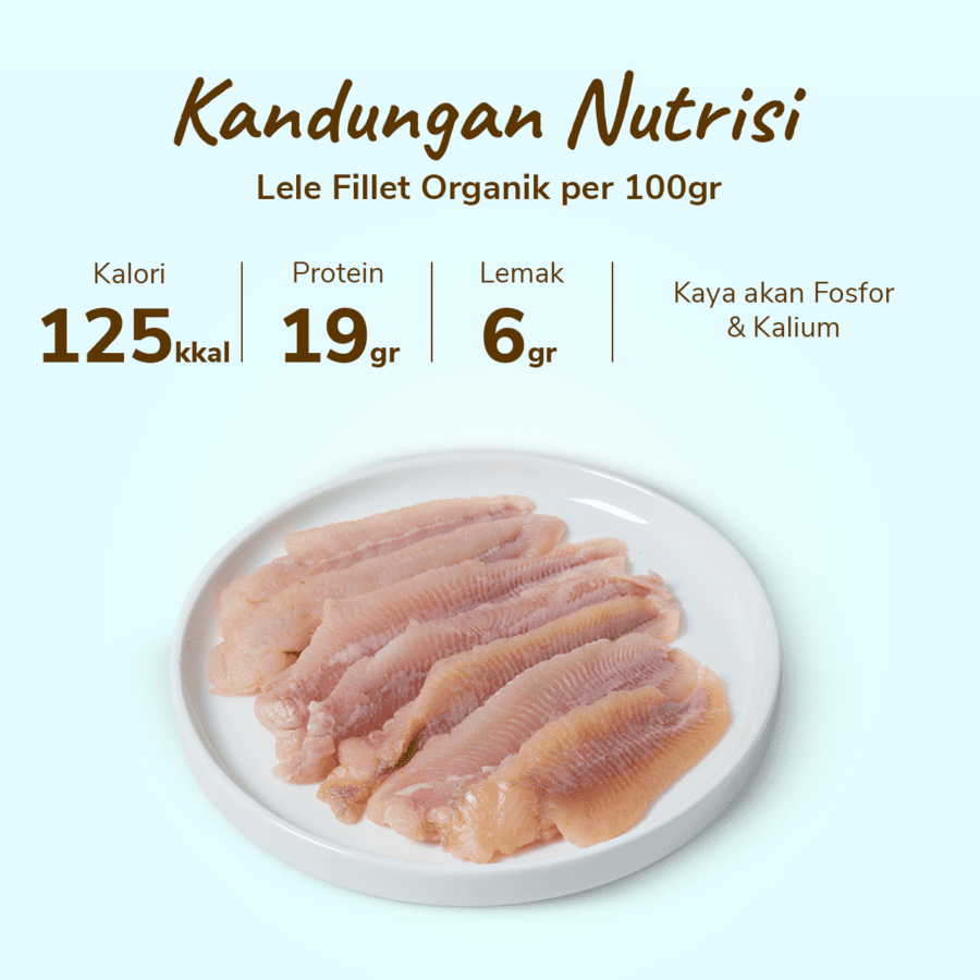 Lele Fillet Organik Astro Farm 200-230gram
