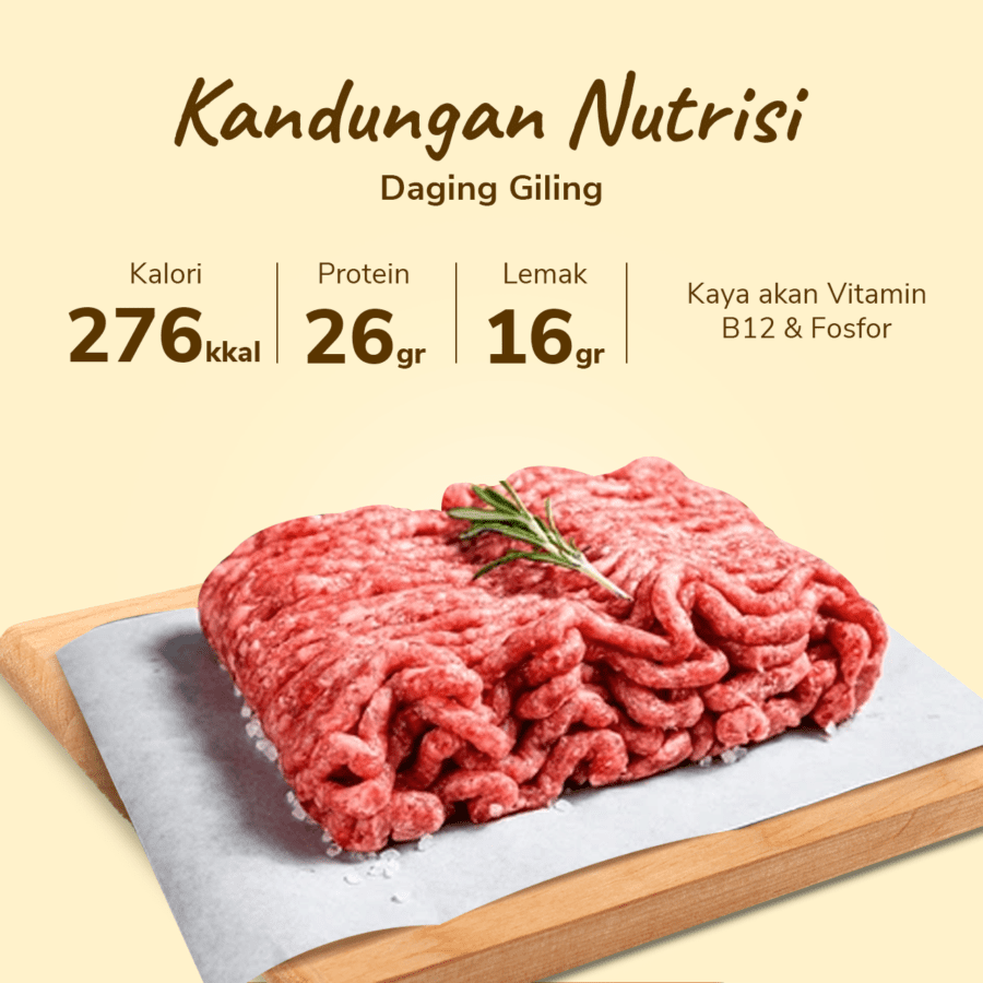 Daging Sapi Giling Import 500gram