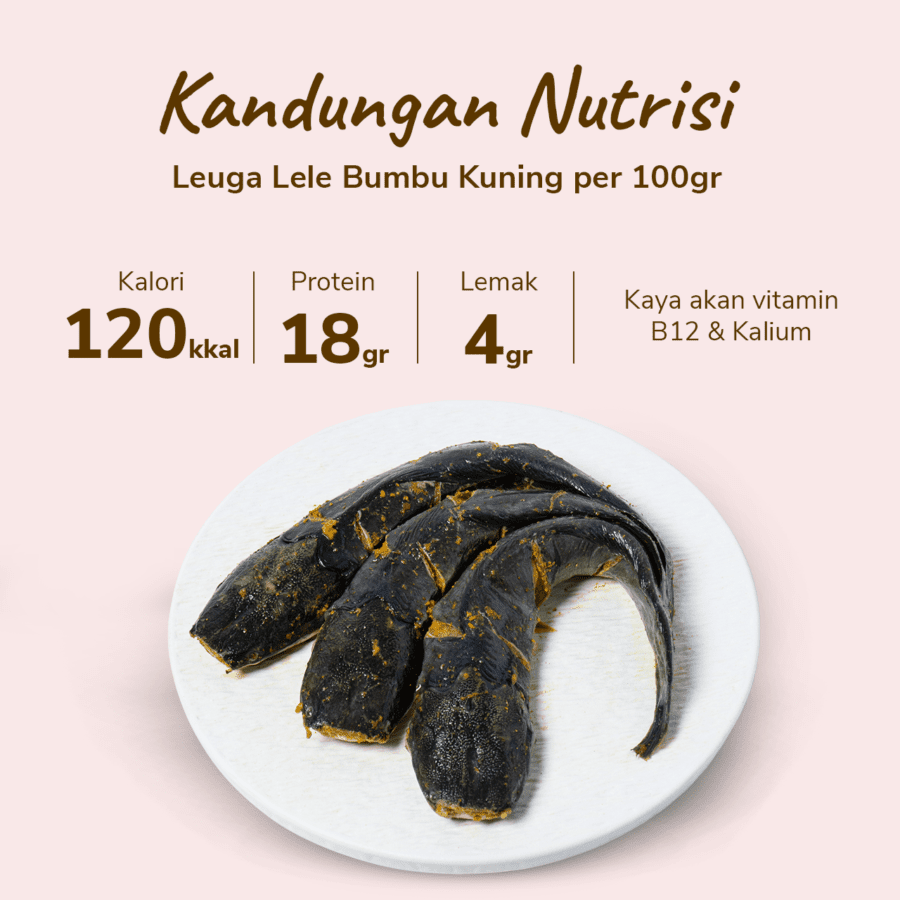 Leuga Lele Bumbu Kuning 450-550gram