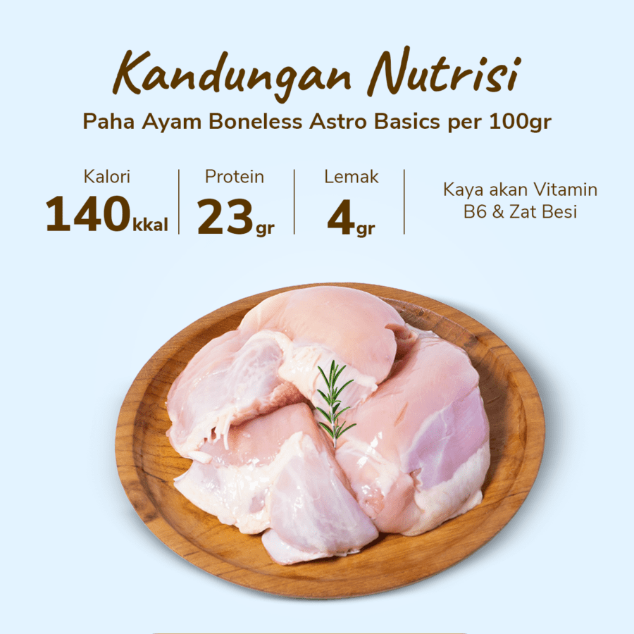 Paha Ayam Boneless Astro Farm 450-550gram