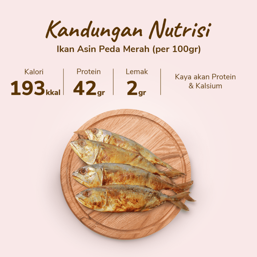 Ikan Asin Peda Merah 150gram