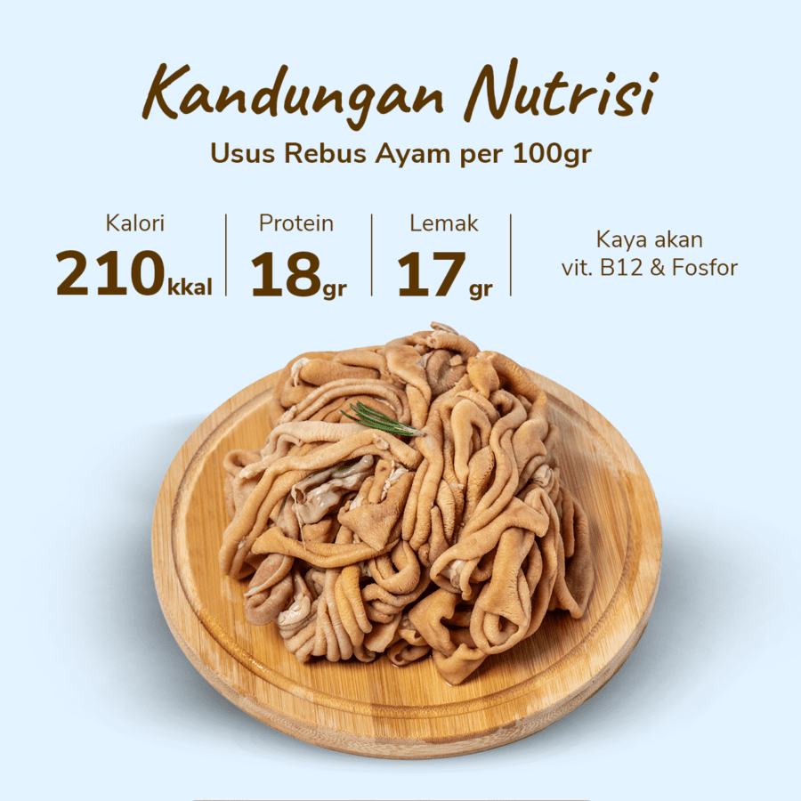 Usus Rebus Ayam Astro Farm 450-550gram