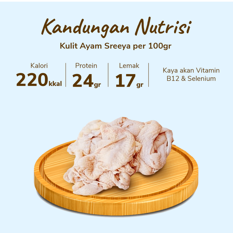 Kulit Ayam Sreeya 500gram