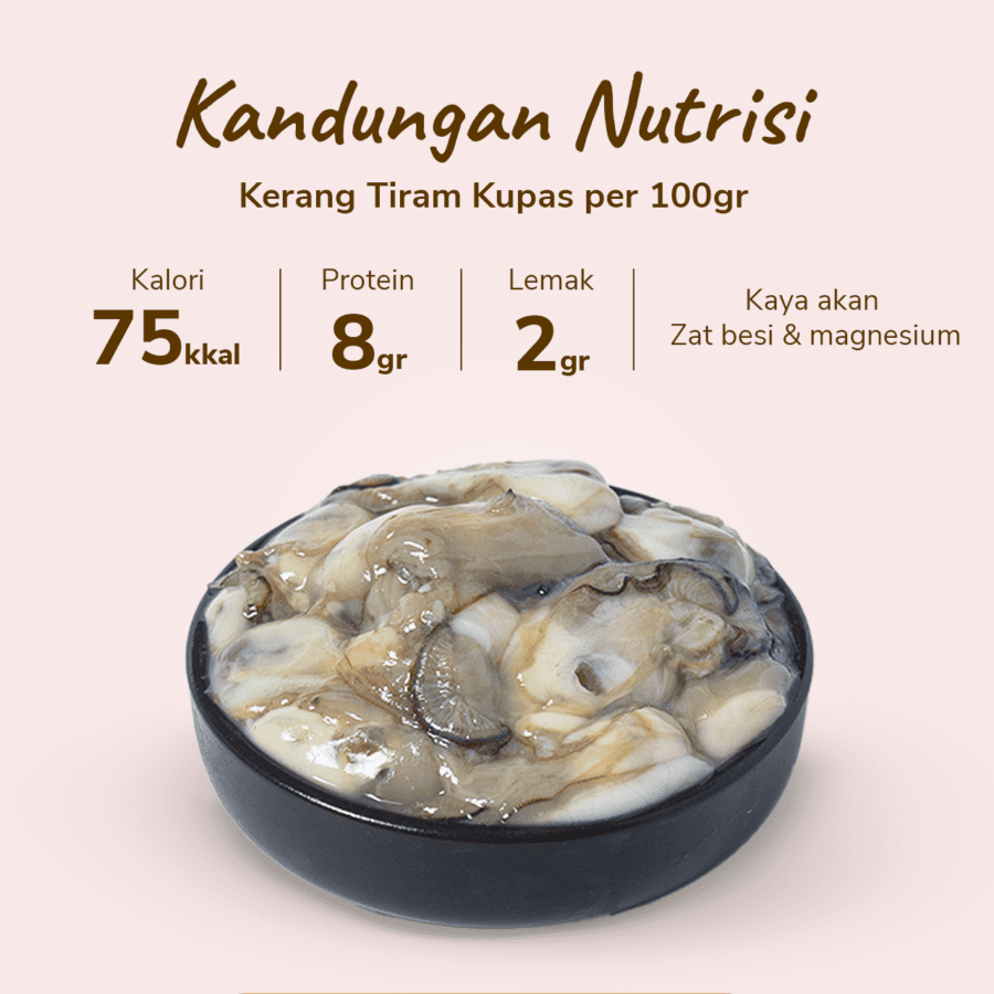 Kerang Tiram Kupas 250gram