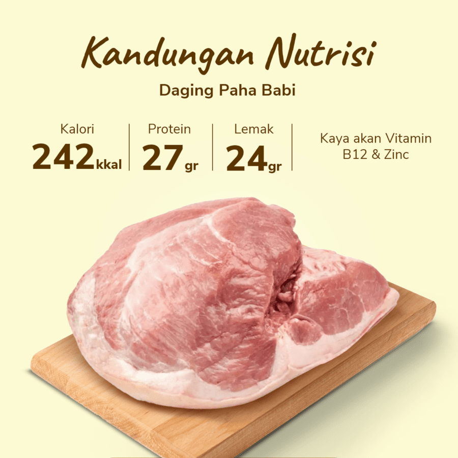 Daging Paha Babi 500gram