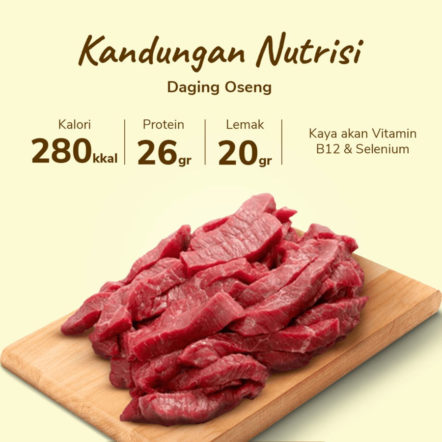 Daging Oseng Import Astro Farm 250gram