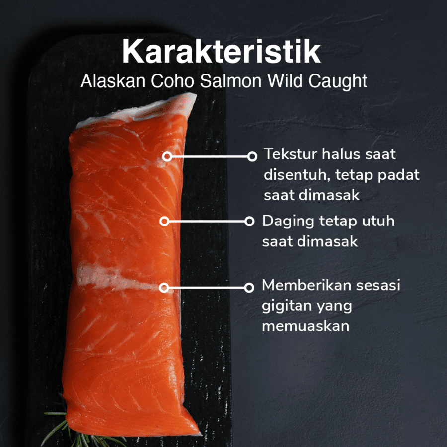 Alaskan Coho Salmon Wild Caught 200gram