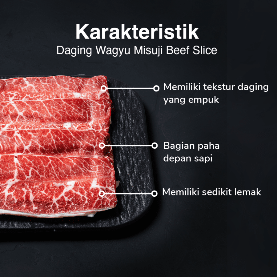 Daging Wagyu Misuji Beef Slice Astro Farm 250gram