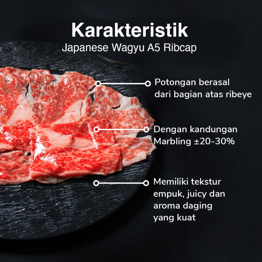 Japanese Wagyu A5 Ribcap Astro Farm Signature 100gram