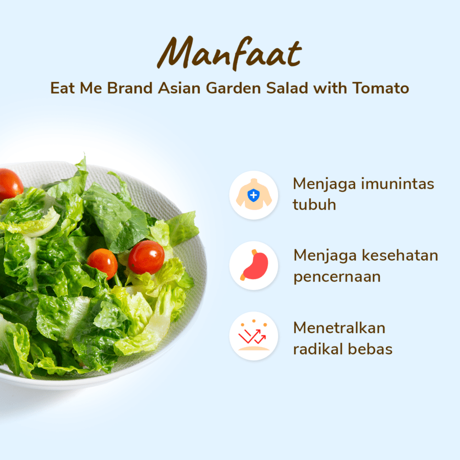 Eat Me Brand Asian Garden Salad with Tomato