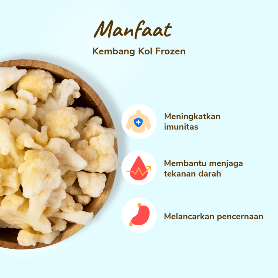 Kembang Kol Frozen Import 1kg