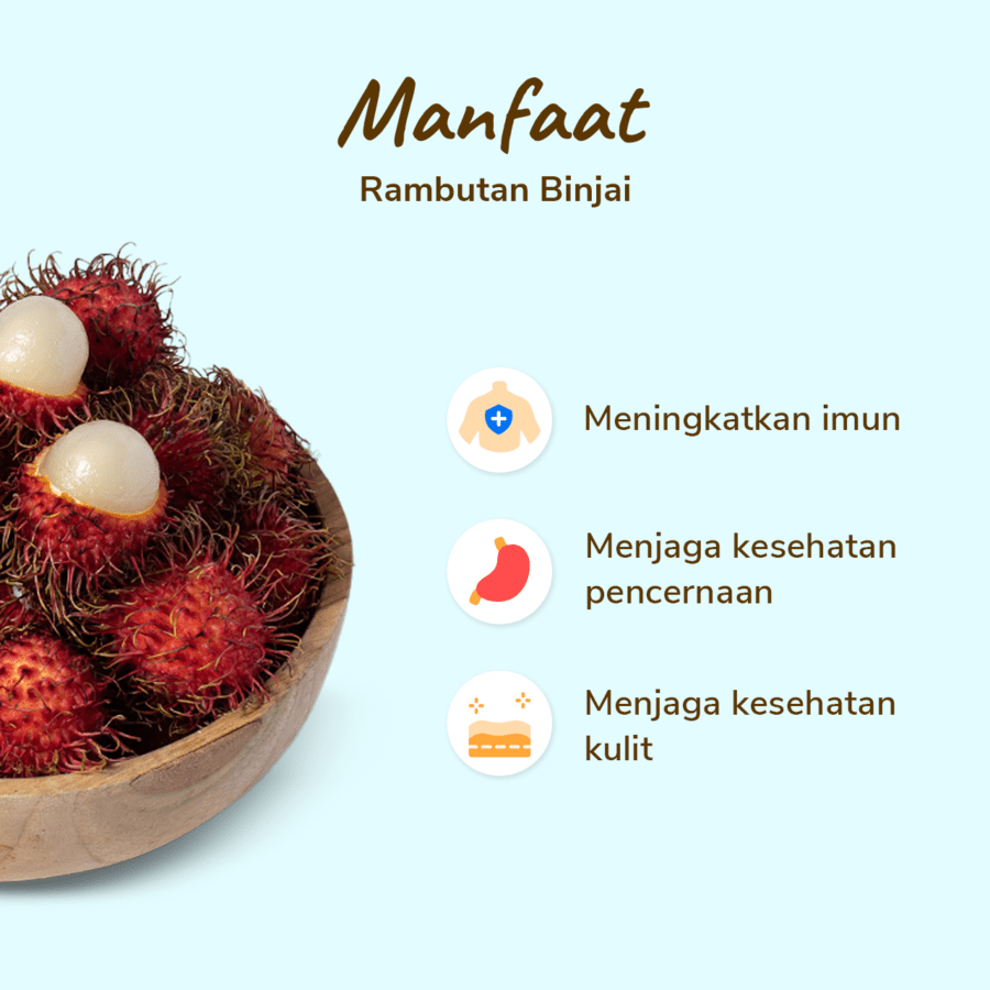 Rambutan Binjai 800-1000gram