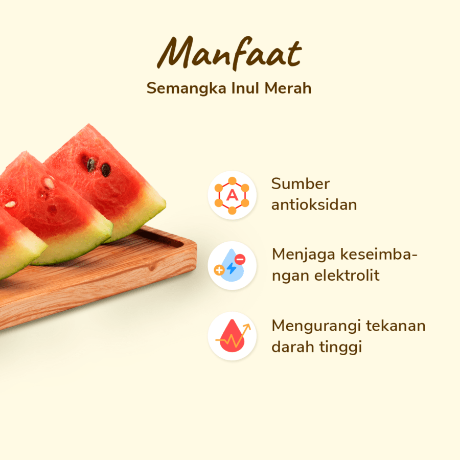 Semangka Inul Merah Astro Farm 1 pcs 2-2.5kg