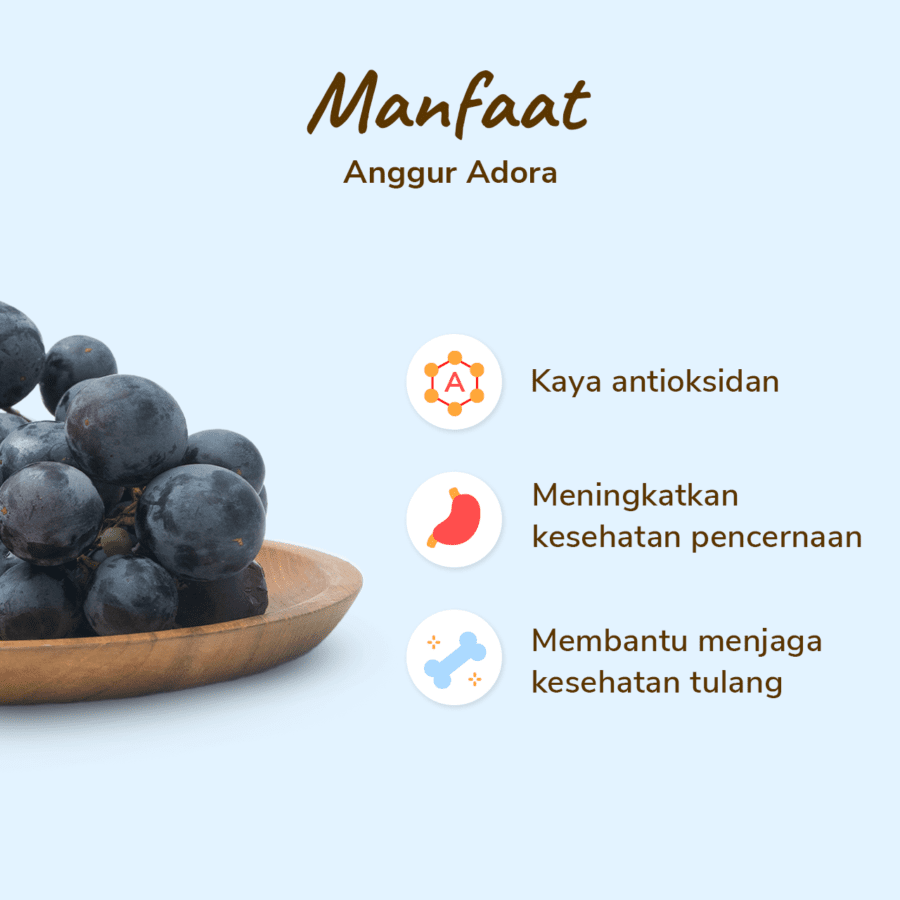 Anggur Adora Seedless Astro Farm 450-500gram