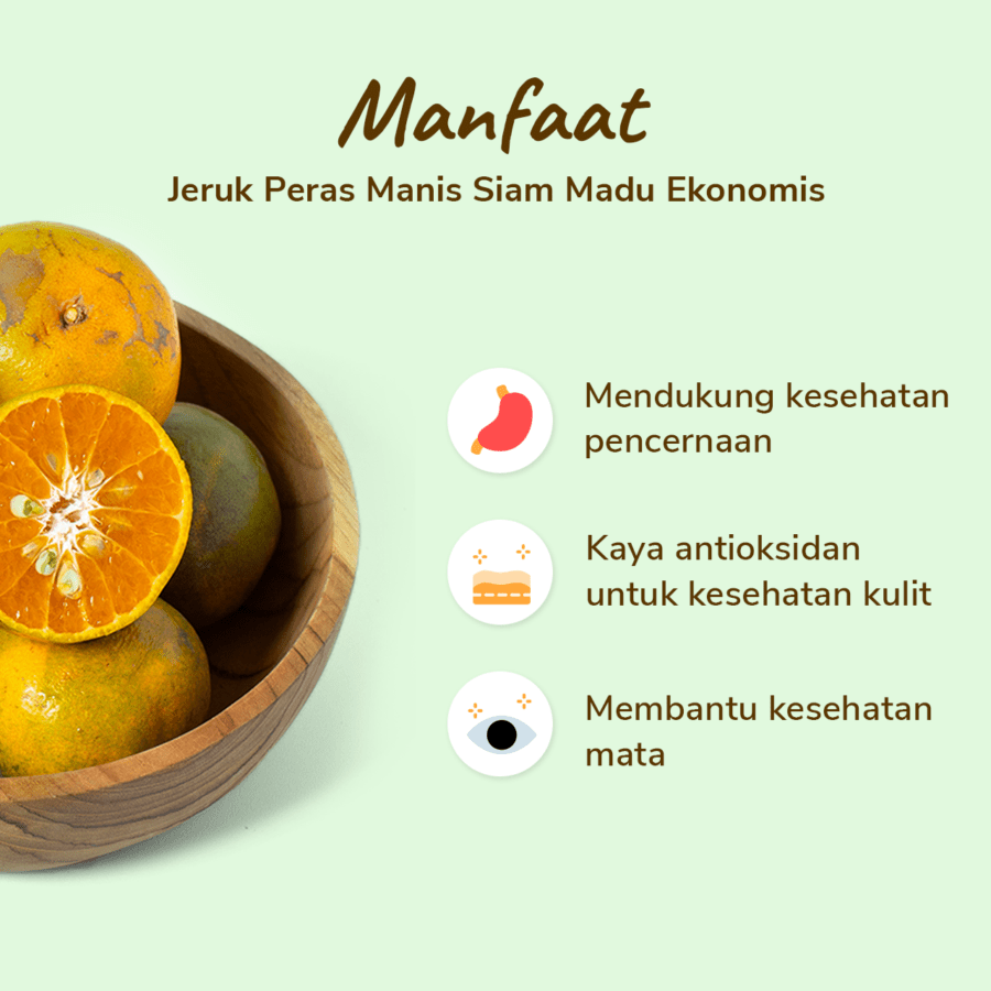 Jeruk Peras Manis Siam Madu Ekonomis Astro Farm 8-12 pcs 1-1.1kg