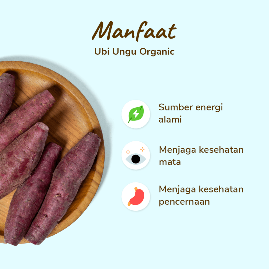 Ubi Ungu Organik 500gram