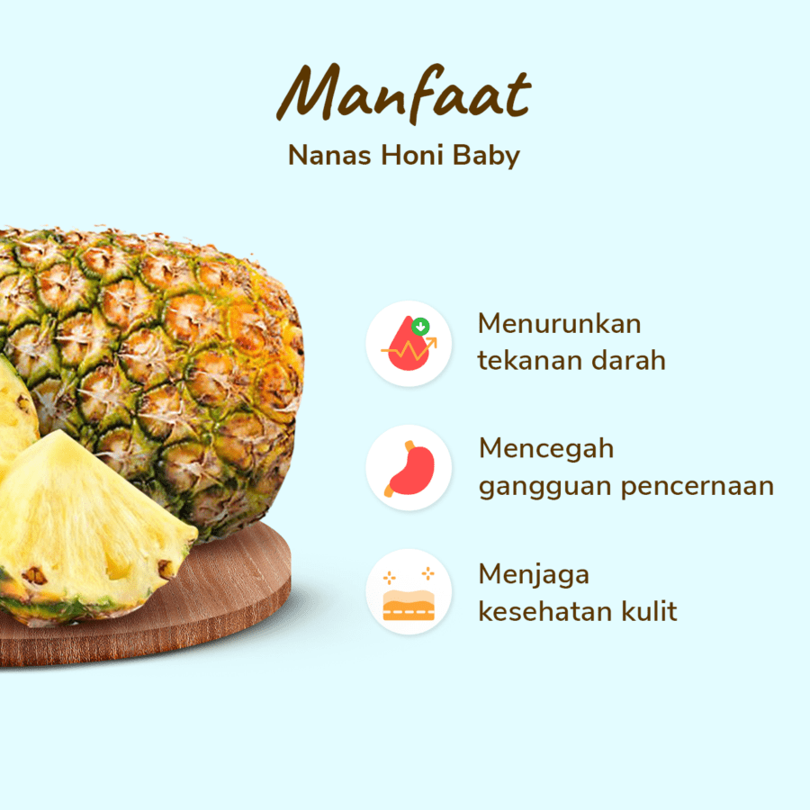 Nanas Honi Baby Astro Farm 500-900 gram 1pcs