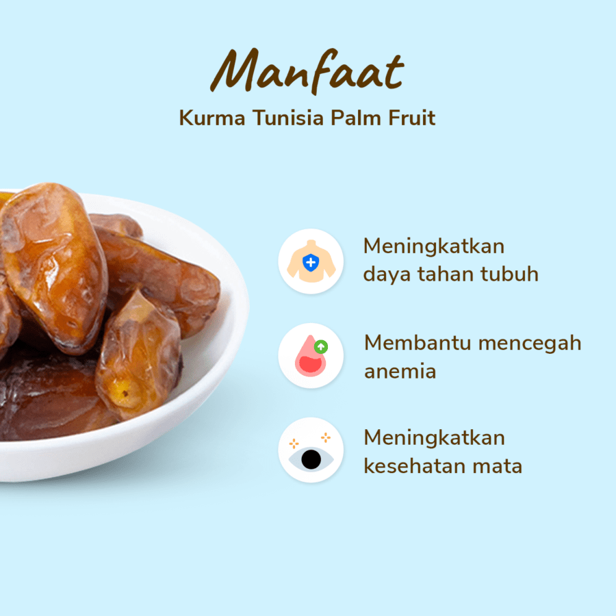 Kurma Tunisia Palm Fruit 500gram