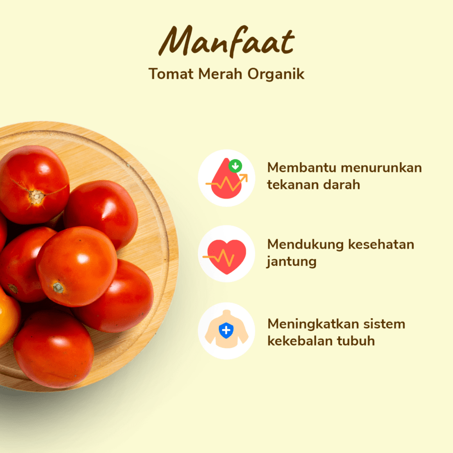 Tomat Merah Organik 500gram