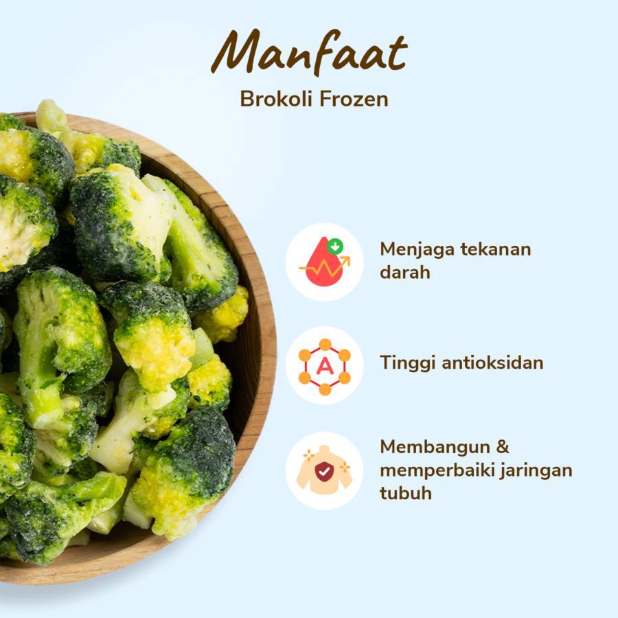 Brokoli Frozen Import 1kg