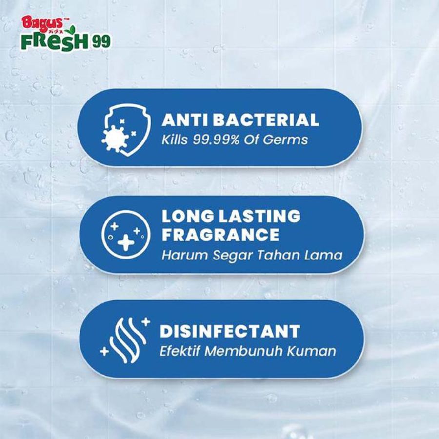 Bagus Fresh 99 Eucalyptus Karbol Wangi Pouch 575ml