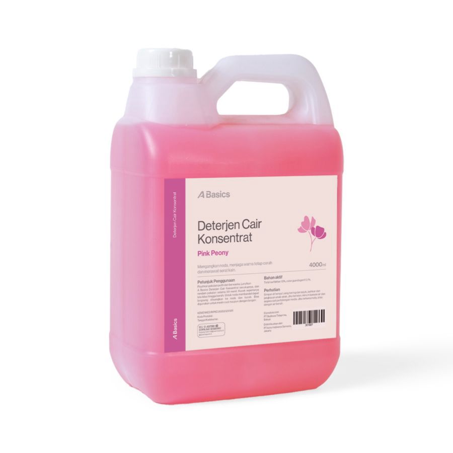 Deterjen Cair Konsentrat Professional Pink Peony A Basics 4000ml