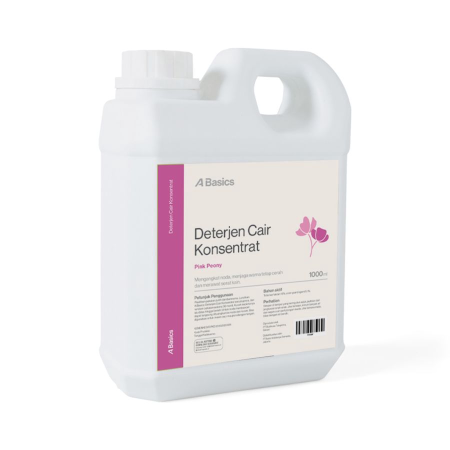 Deterjen Cair Konsentrat Pink Peony A Basics 1000ml
