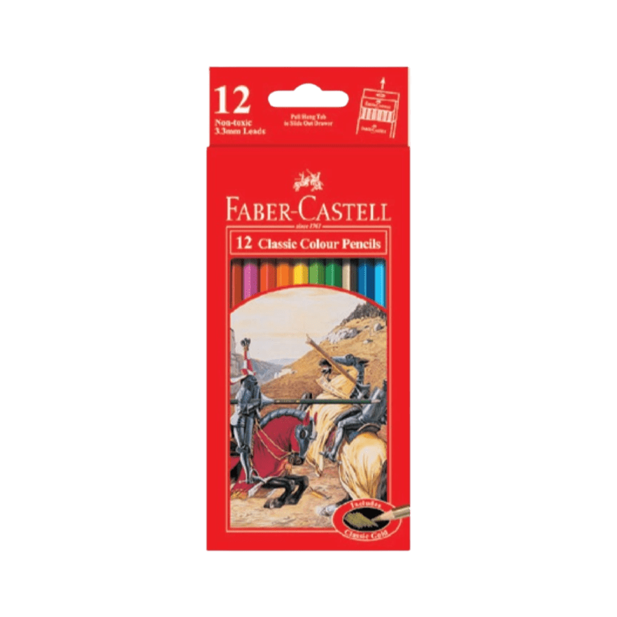 Faber-Castell Classic Colour Pencils 12pcs
