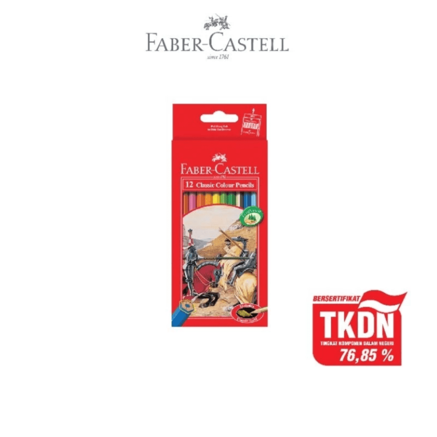 Faber-Castell Classic Colour Pencils 12pcs