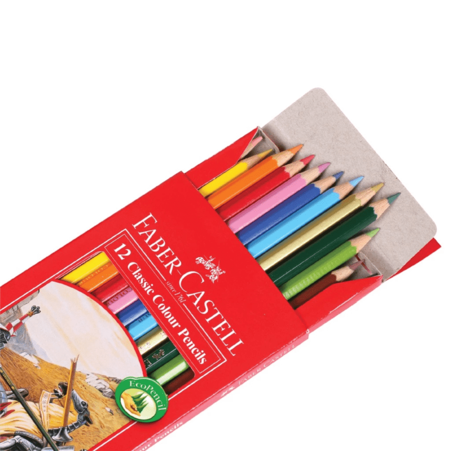 Faber-Castell Classic Colour Pencils 12pcs