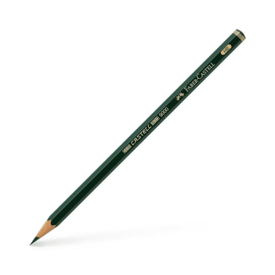 Faber-Castell Pencil HB 9000 Black 1pcs