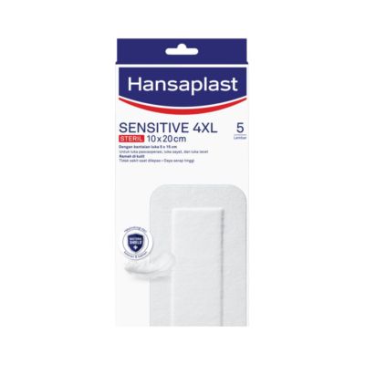 Hansaplast Sensitive 4XL Plester Pasca Operasi dan Luka Besar