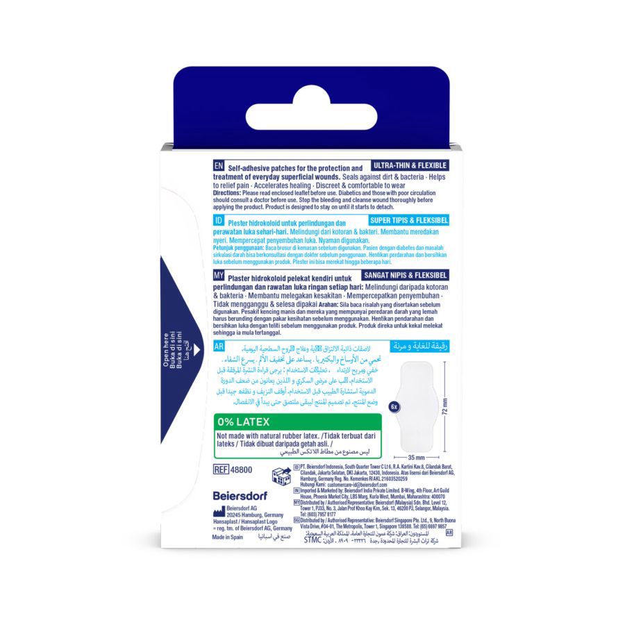 Hansaplast Second Skin Protection Plester Luka 6sheets