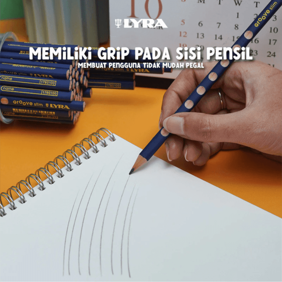 Lyra Groove Slim Graphite Pensil HB 1pcs