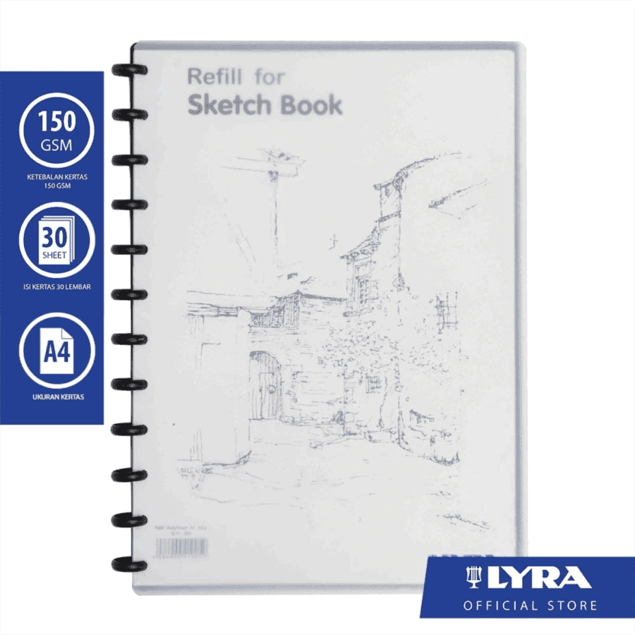 Lyra Sketchbook 150 GSM A4 30 Lembar 1pcs