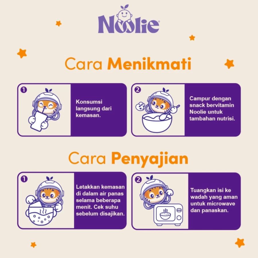Noolie Porridge Meal Pumpkin and Dates Bubur MPASI 100gram