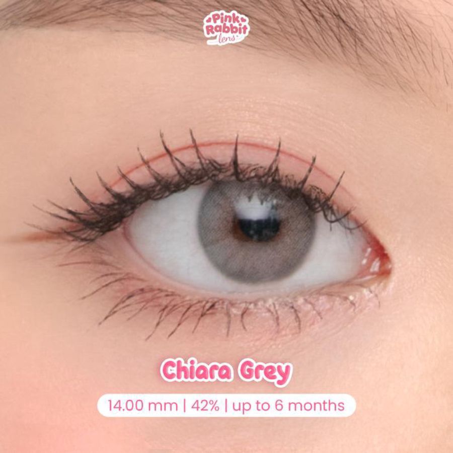 Pink Rabbit Super Comfy Chiara Grey Normal Softlens 1pair