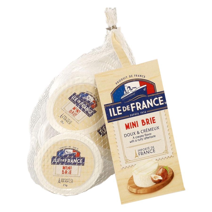 Ile De France Mini Brie Cheese Pack 5pcs x 25gr 1pcs