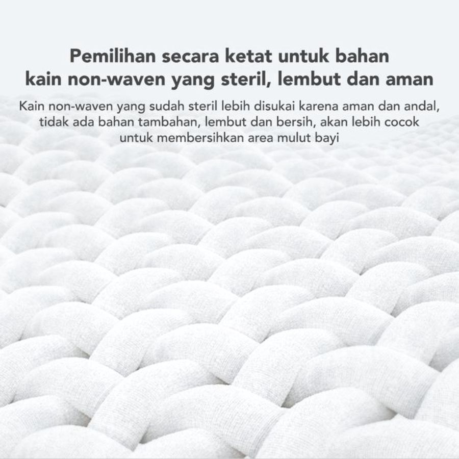 Sakumini Oral Cleaner Finger Wipes Pembersih Lidah Gigi Mulut Bayi 30pcs