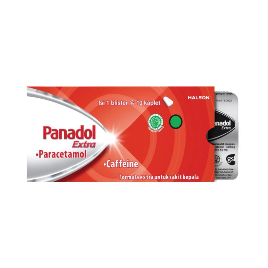 Panadol Extra Obat Sakit Kepala dan Nyeri Strip 10kaplet